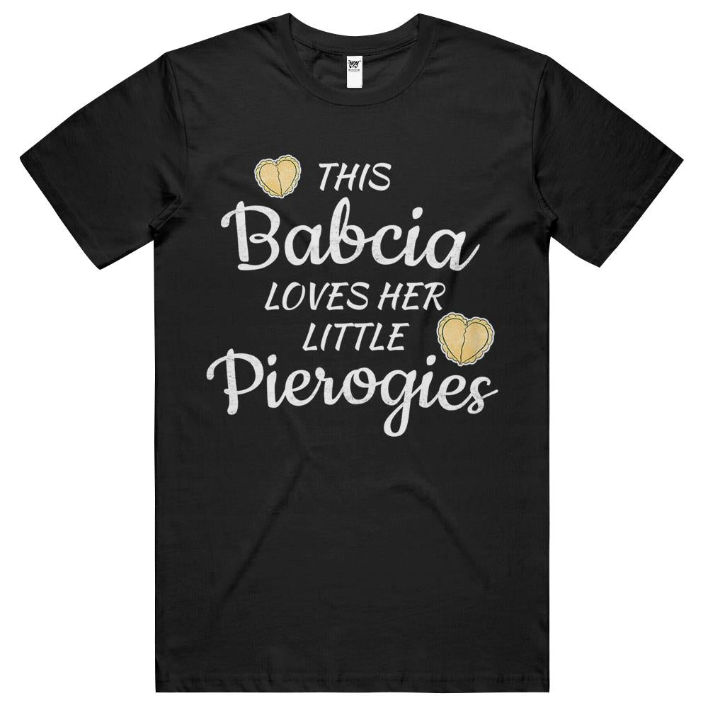 Womens Polish Babcia Grandma Loves Little Pierogies Mother’S Day T Shirts