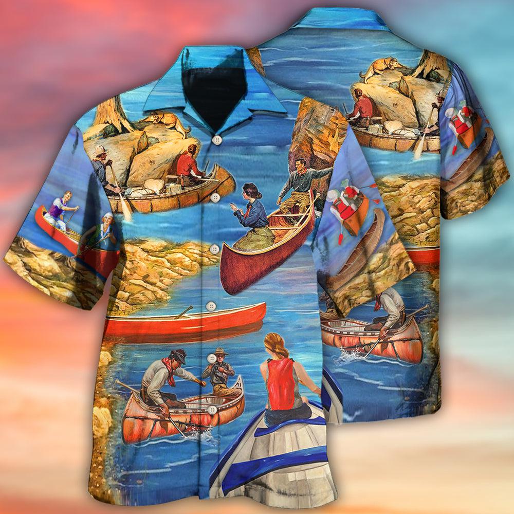 Canoe Cool Style Hawaii Shirt Ha38202