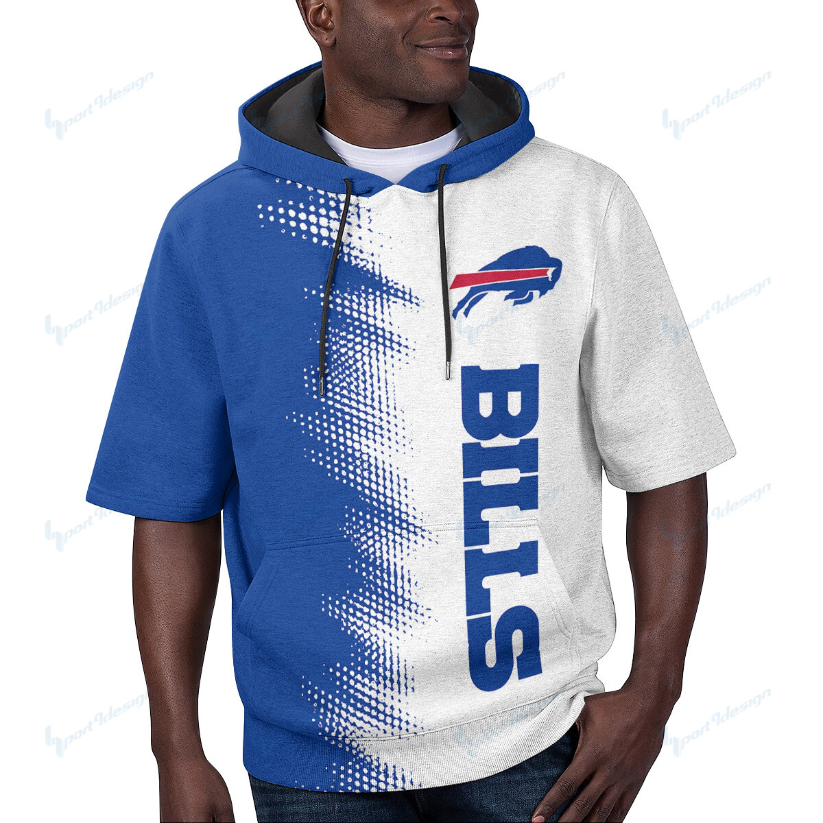 Buffalo Bills Short Sleeve Hoodie Bg01