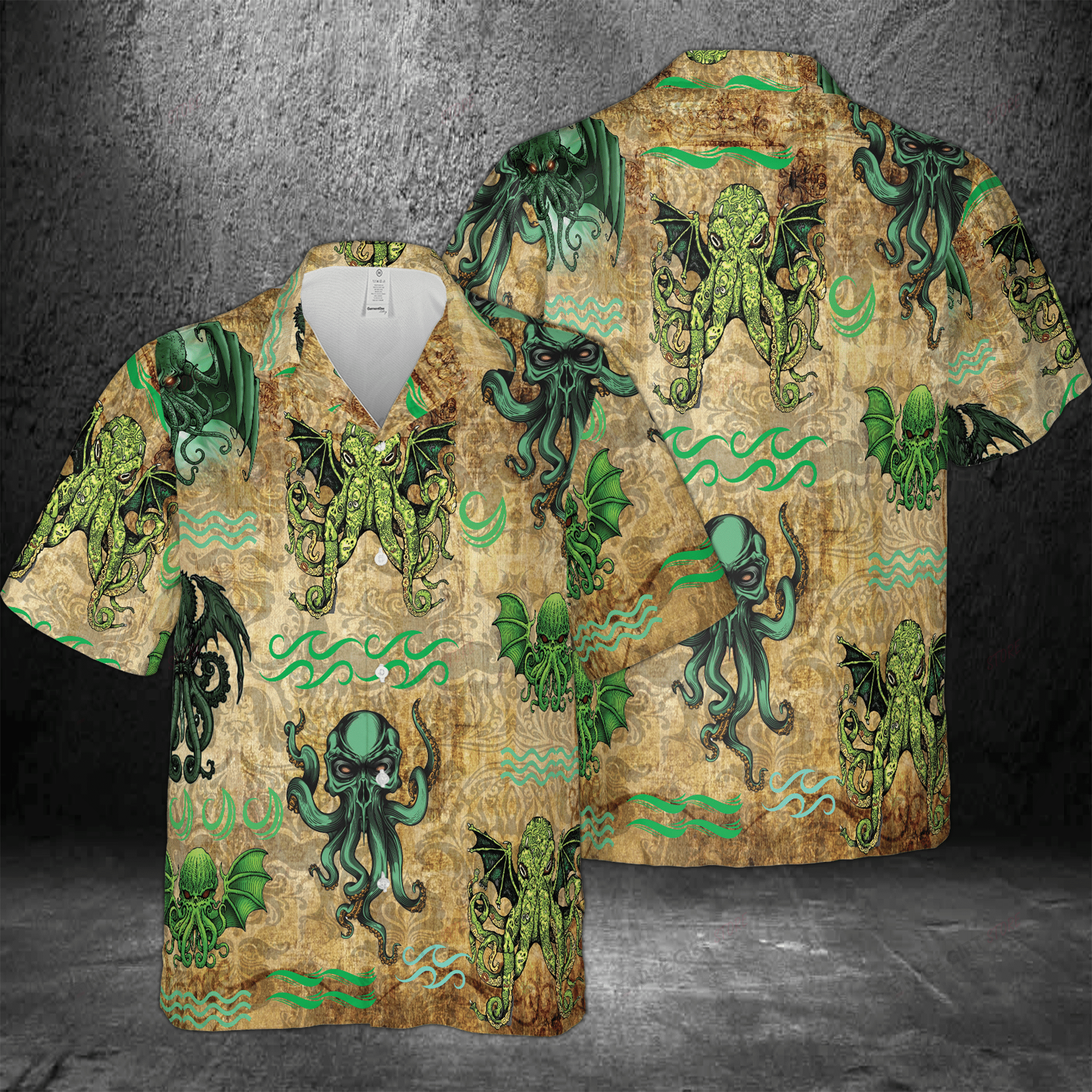 Cthulhu Hawaiian 3D Shirt 3Hs-I5M7