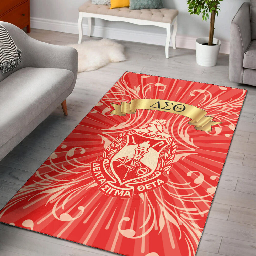 Delta Sigma Theta Area Rug – Sorority Vintage Style Area Rug