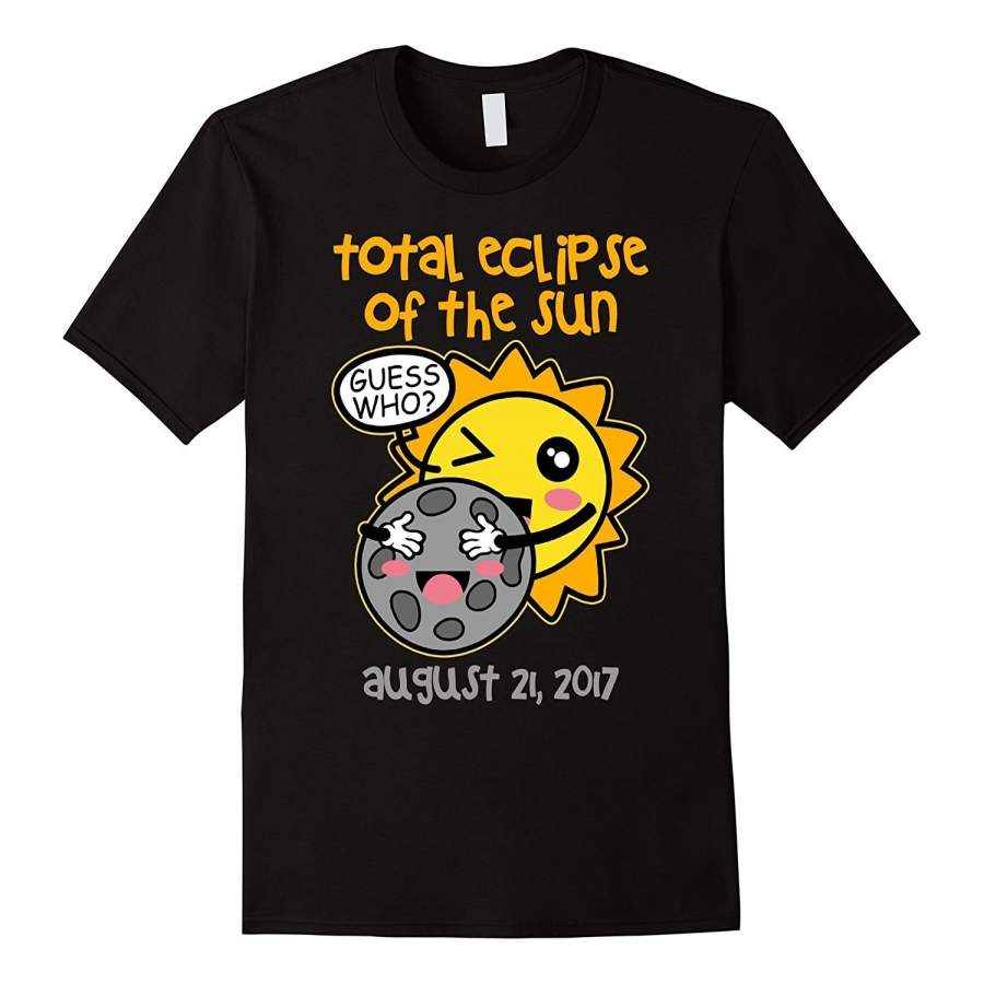 Personalized T-Shirt Mens Total Eclipse August Cute Moon And Sun T-Shirt Men’S Punk T-Shirt