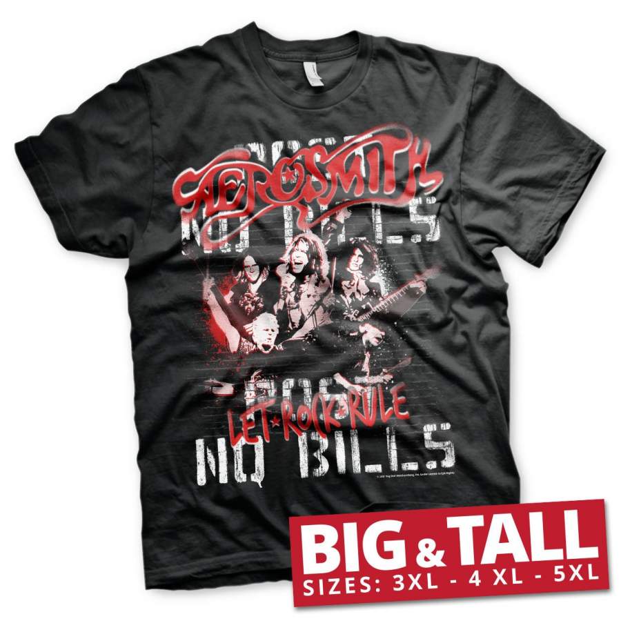 Aerosmith – Post No Bills Big & Tall T-Shirt