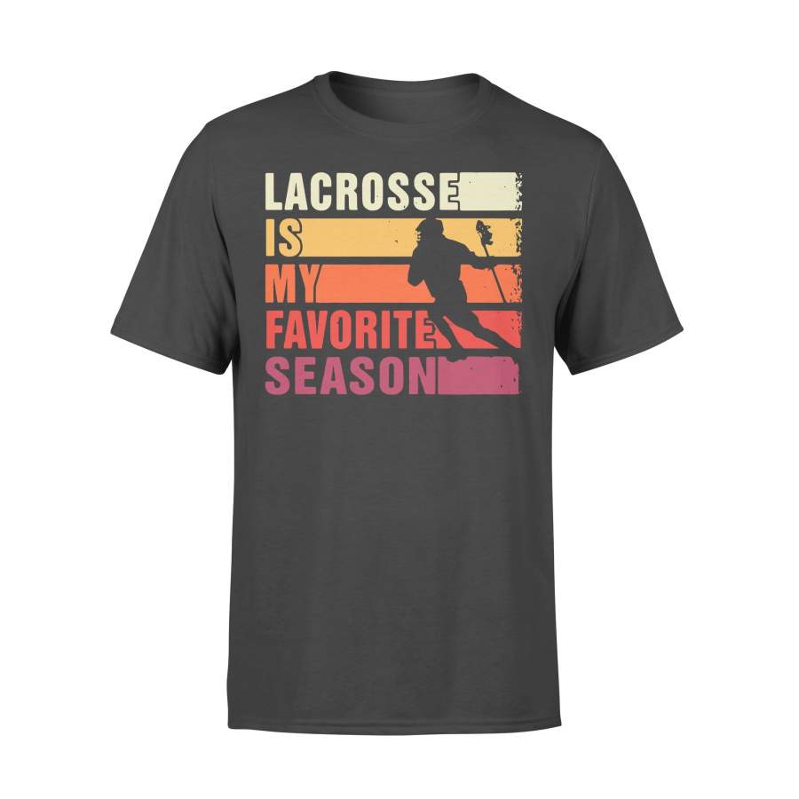 Lacrosse Is My Favorite Season Vintage T-shirt