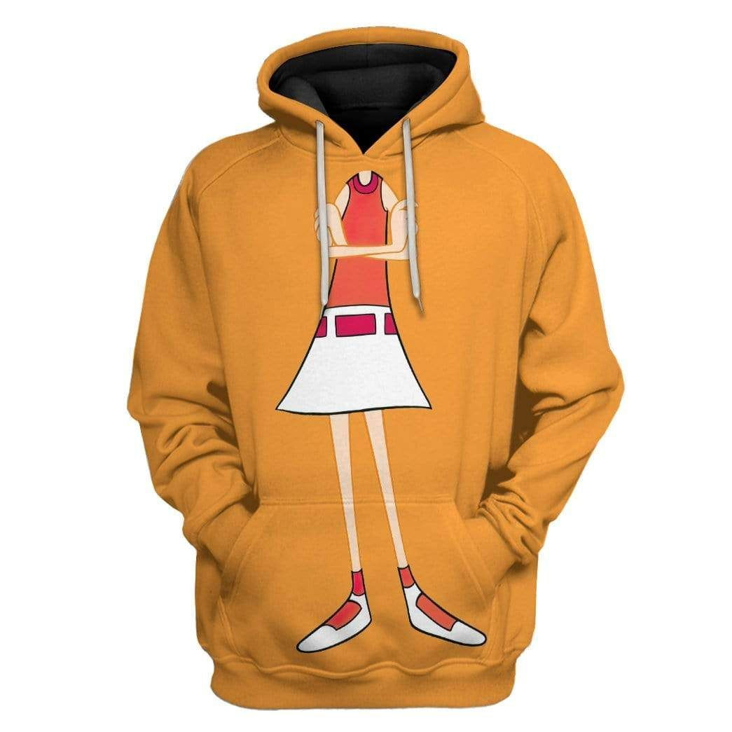 3D Phineas And Ferb Candace Flynn Custom Hoodie Apparel