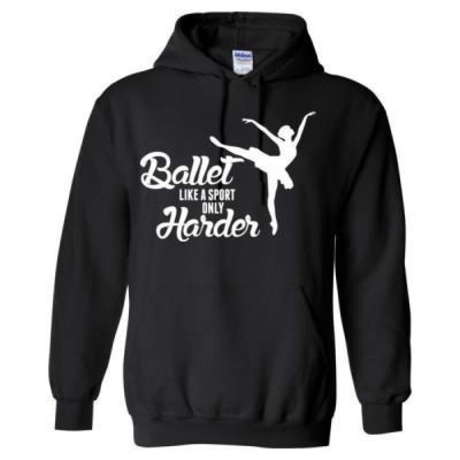 AGR Ballet Like A Sport Only Harder – Heavy Blend™ Hooded Sweatshirt