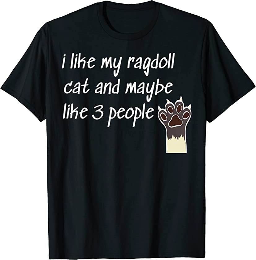 Ragdoll Cat Mom Lady Woman Lover Gift Kitty Kitten Cute T-Shirt