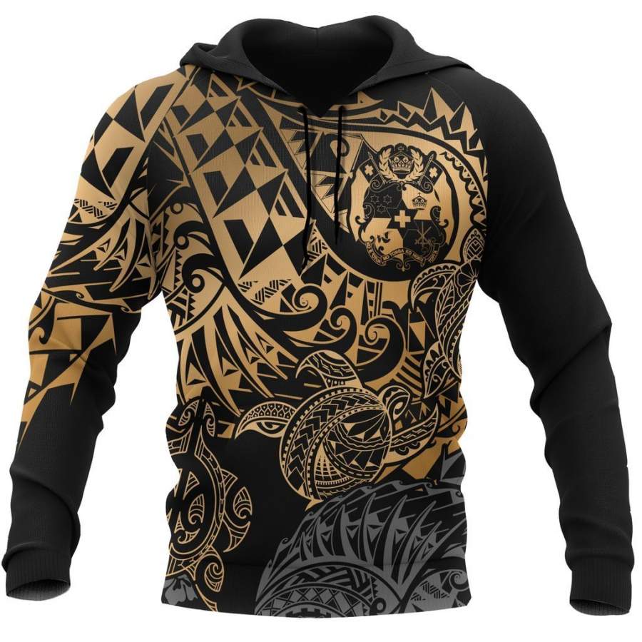 Tonga in My Heart Polynesian Tattoo Style 3D Printed Shirts TT0045