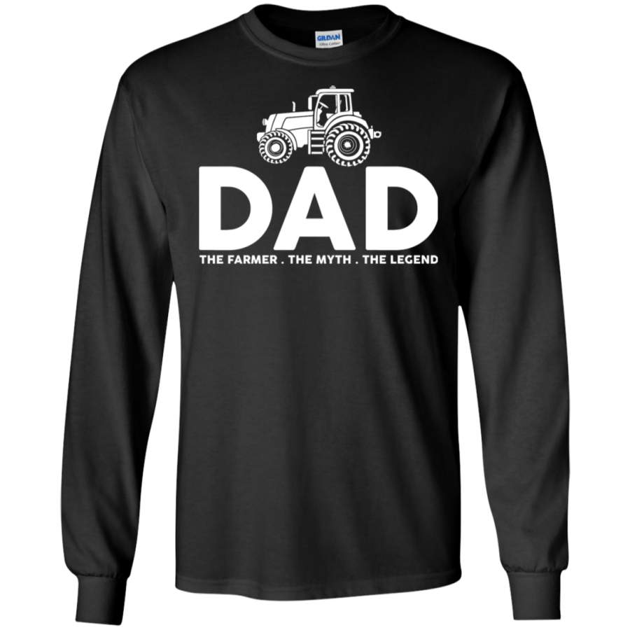 AGR Dad The Farmer The Myth The Legend Fathers Day T-shirt Long Sleeve T-Shirt