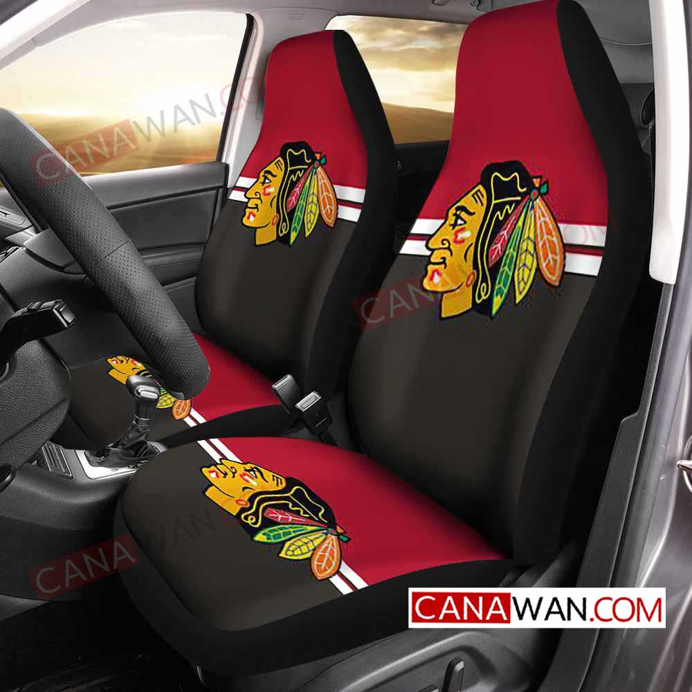 Chicago Blackhawks Style063 3D Customized Personalized Car Seat Cover