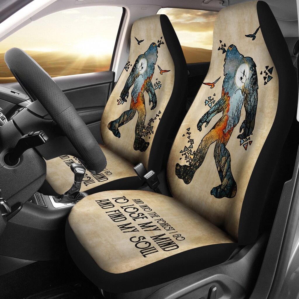 10CNVBFT – Into The Forest I Go Car Seat Covers