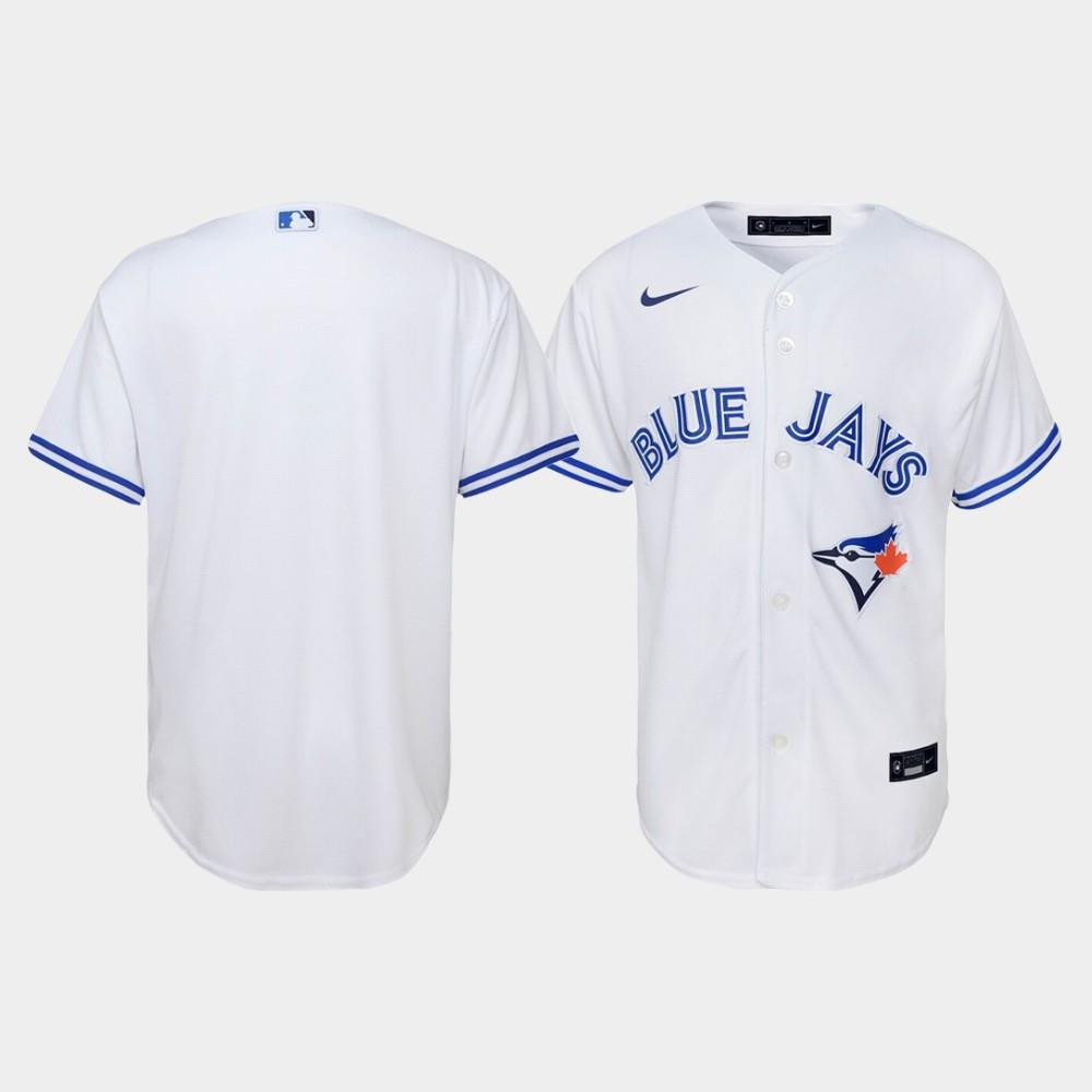 Youth Toronto Blue Jays White Home Jersey