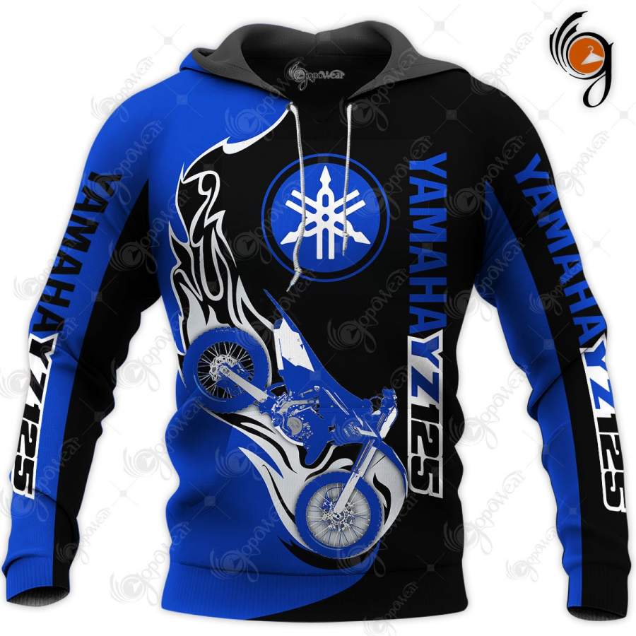 Yamaha YZ125 3D All Over Printed Shirts for Men and Women