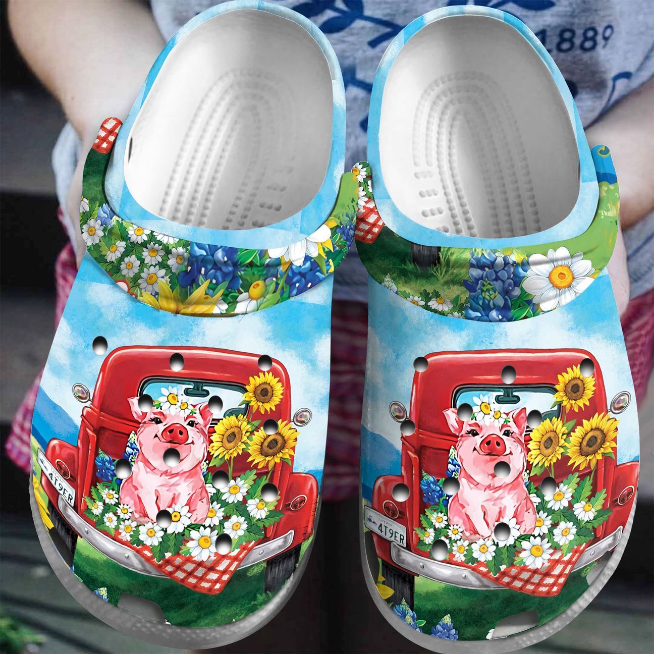 Pig Personalized Clog, Custom Name, Text, Color, Number Fashion Style For Women, Men, Kid, Print 3D Beautiful Pigs