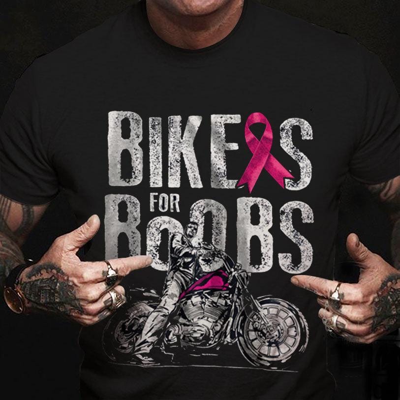 Bikers For Boobs, Breast Cancer Shirts