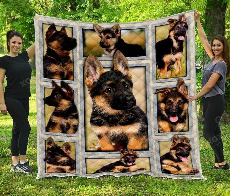 Mother’S Day Gift – German Shepherd Puppy Quilt