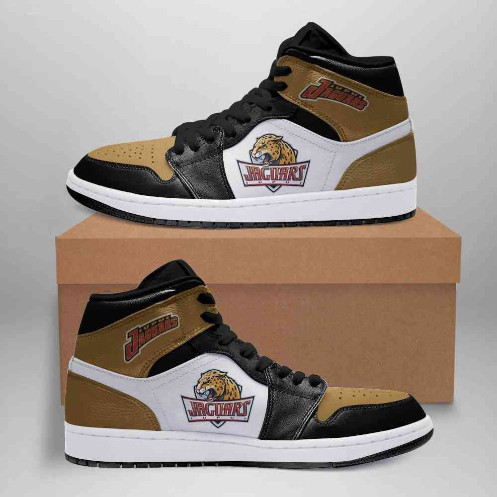 Great Iupui Jaguars Air Jordan 1 High Printing Shoes Sneaker