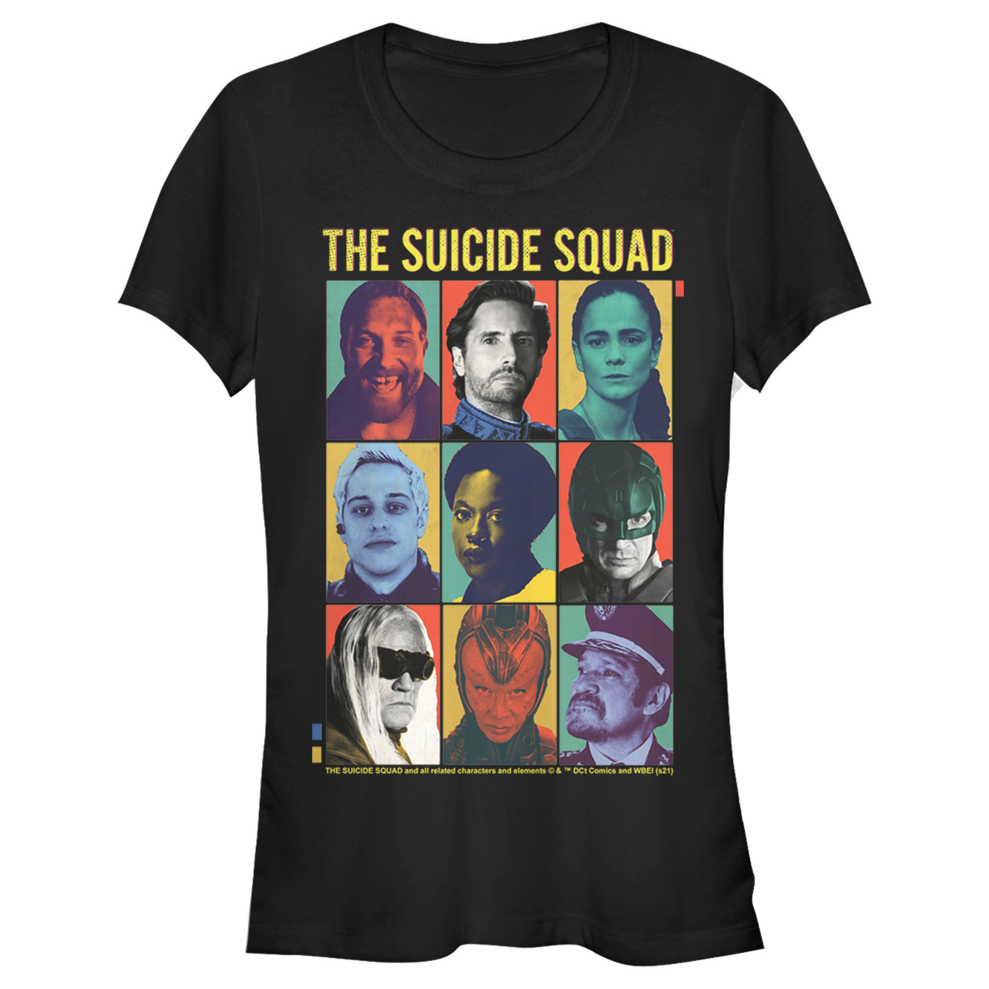 The Suicide Squad Junior’S Character Boxes  T-Shirt