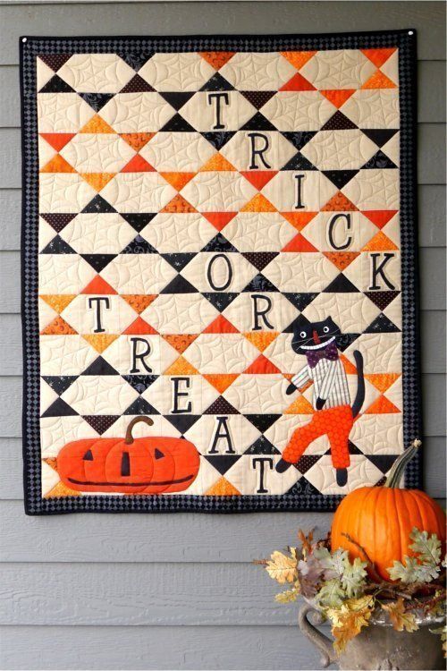 Trick Or Treat Halloween Cl16100243Mdq Quilt Blanket