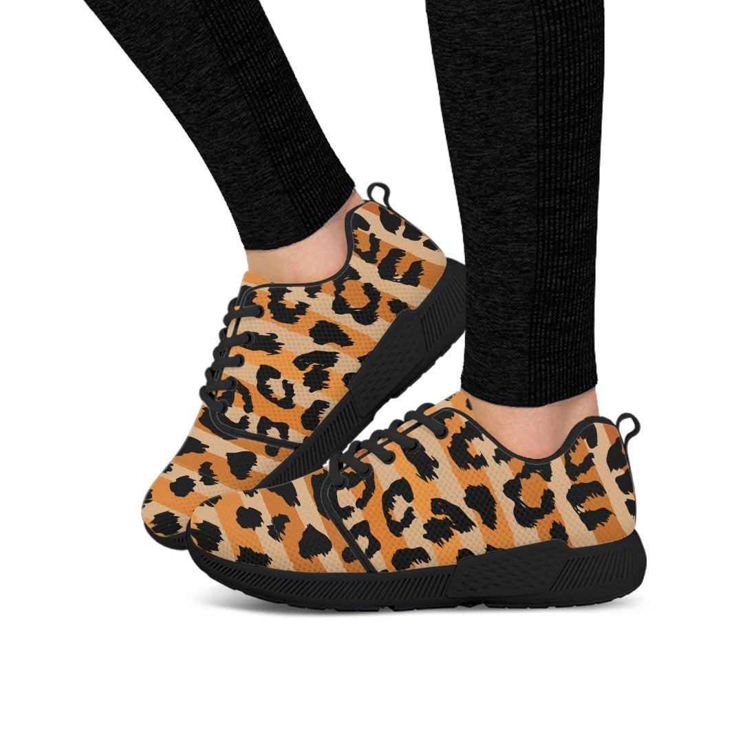 Striped Leopard Women’S Athletic Shoes