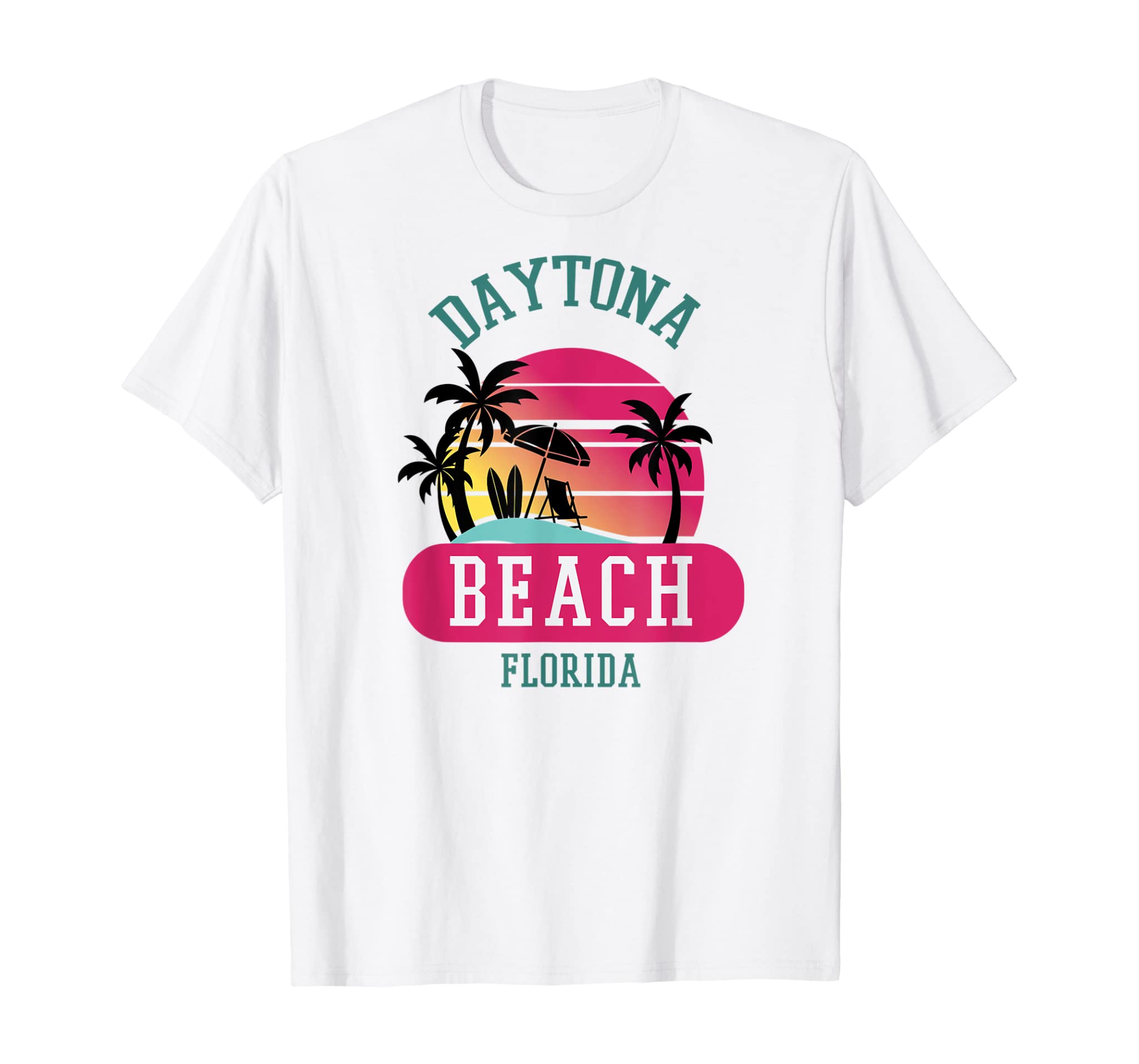 Retro Cool Daytona Beach Mens Womens Florida Beaches TShirt