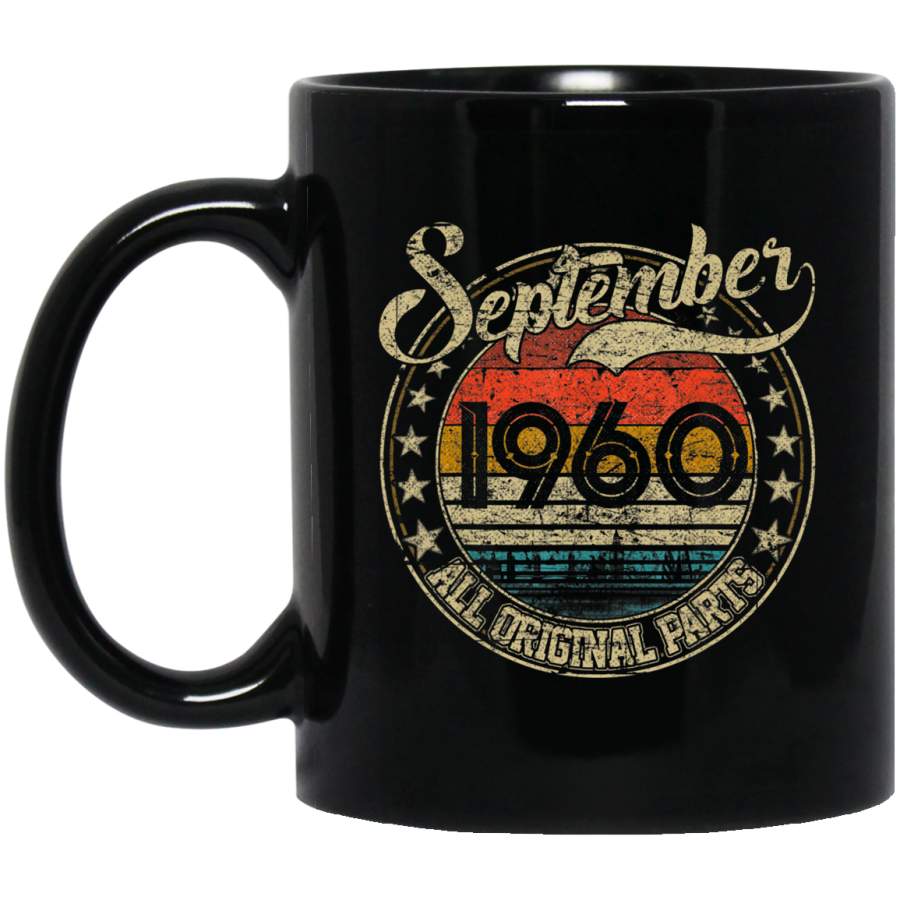 Vintage September 1960 59 Years Old 1960 Birthday Gift Coffee Mug