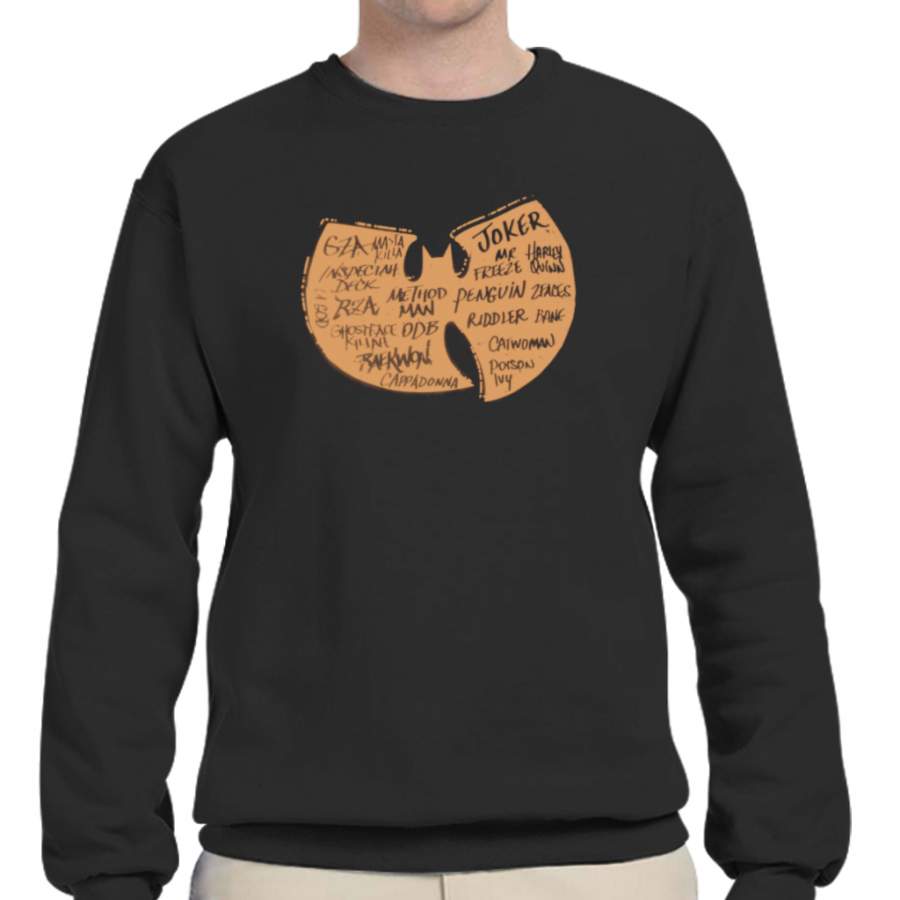 Wu-tang Batman Mashup T-shirt Crew Neck Sweatshirts