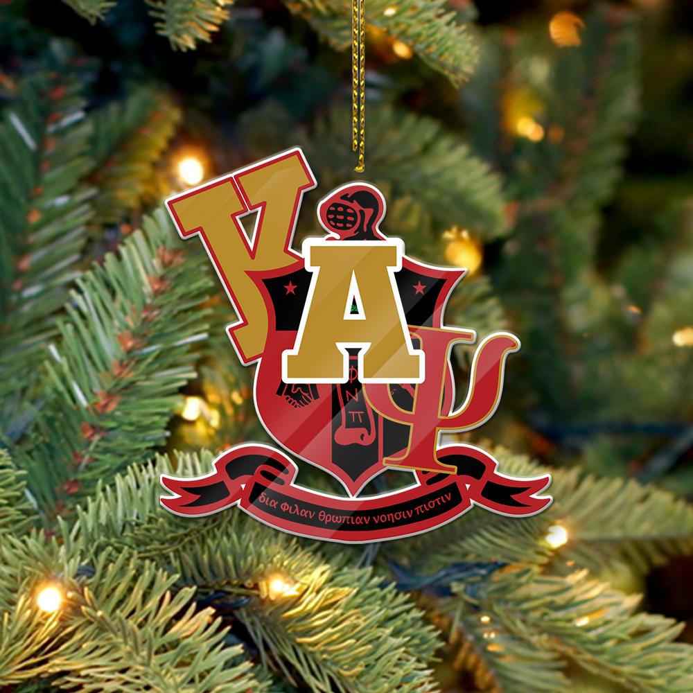 Wonderprint Ornament – Kappa Alpha Psi Greek Letter Shape Acrylic Ornament Lt10