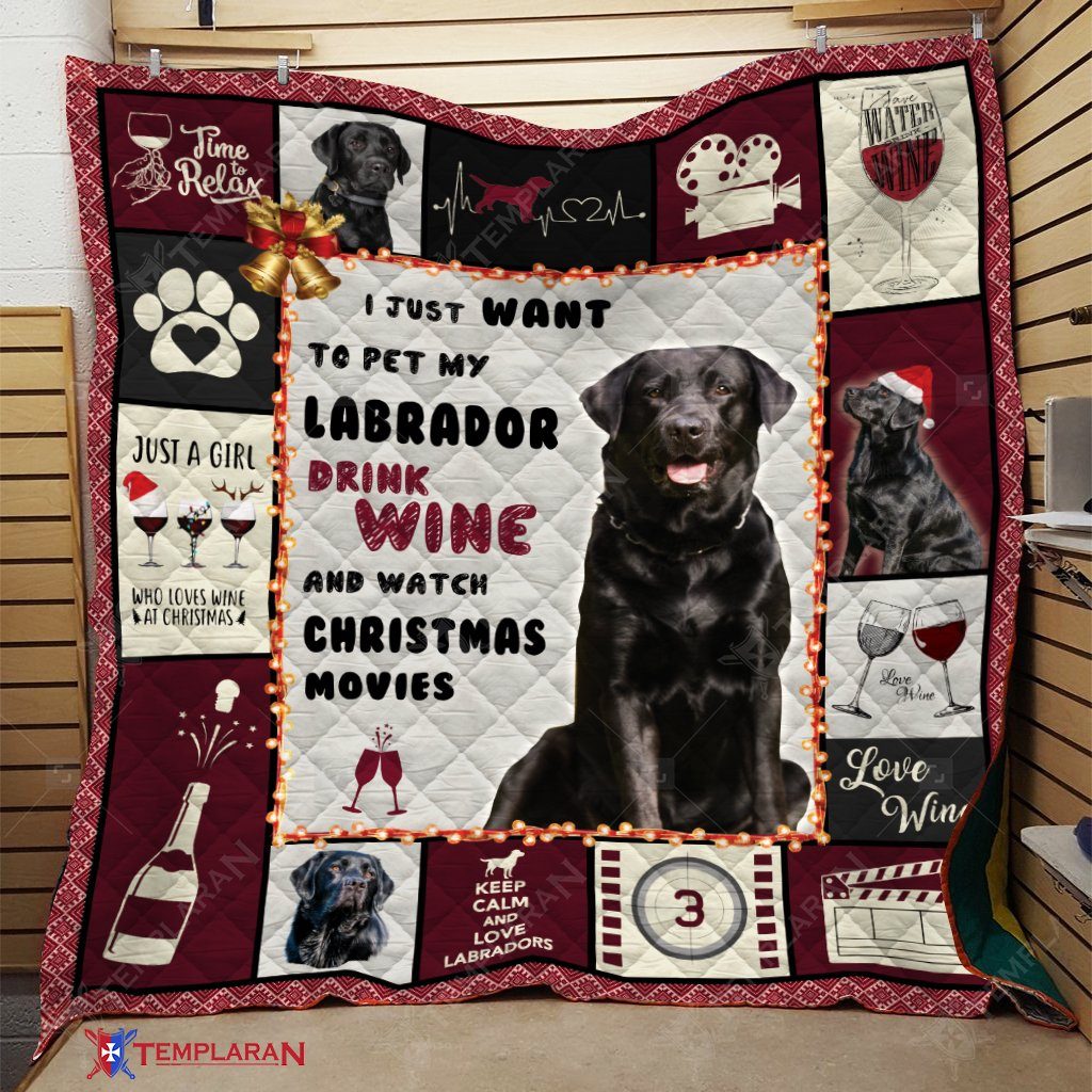 Black Labrador Blanket 3D Printing