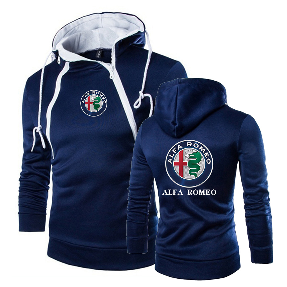 2022 NEW Alfa Romeo Harajuku Style Leisure Men Pullover Hoodies Brand Hooded Sweatshirt Classic Tracksuit Warm Slim ize Tops alx