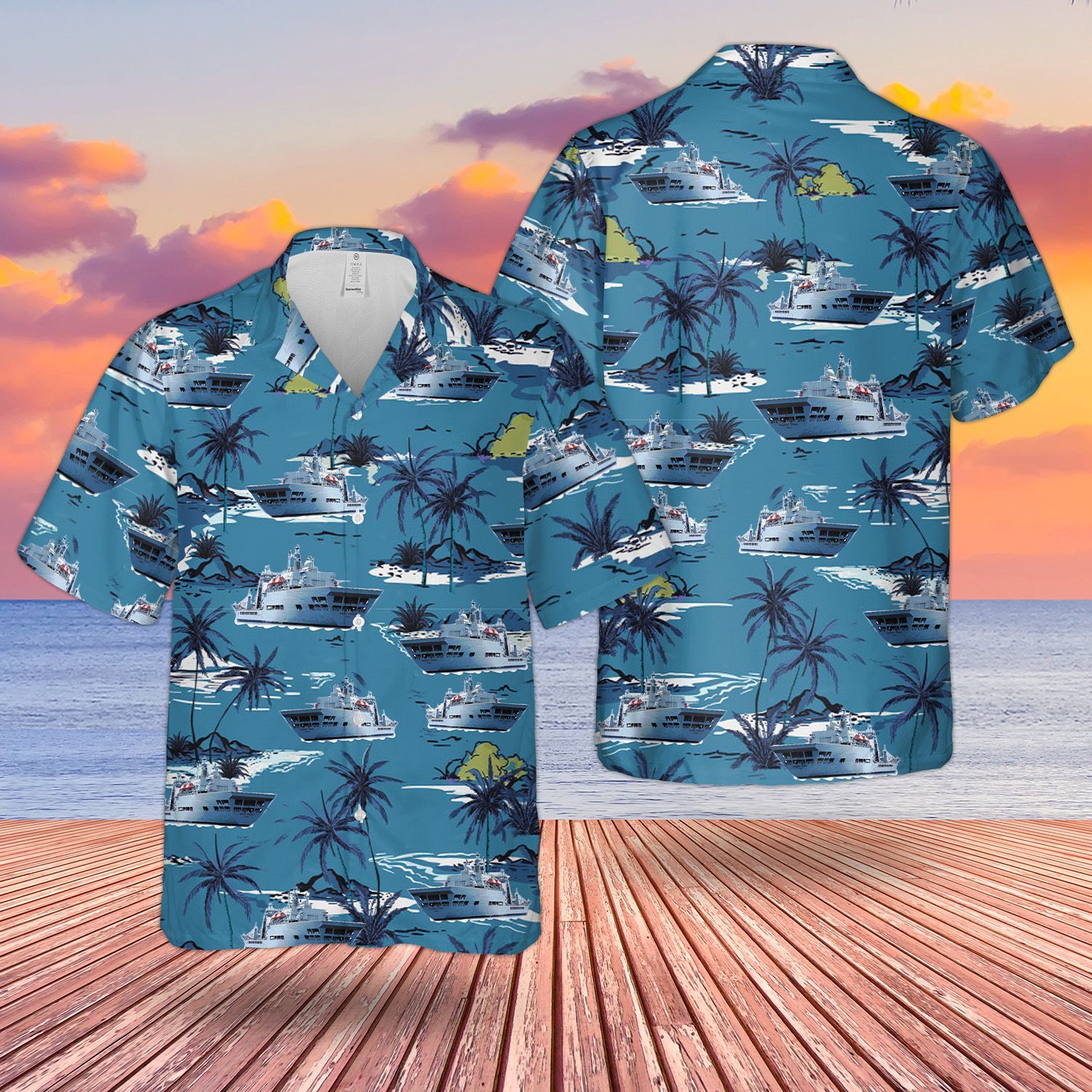 Wave Knightfast Fleet Tanker  Blue Awesome Design Unisex Hawaiian Shirt For Men And Women Dhc17063442