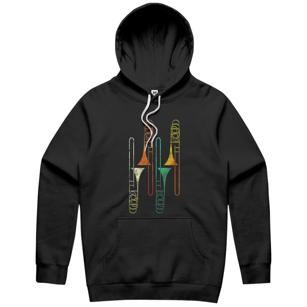 Retro Trombone Shirt – Jazz Hoodie