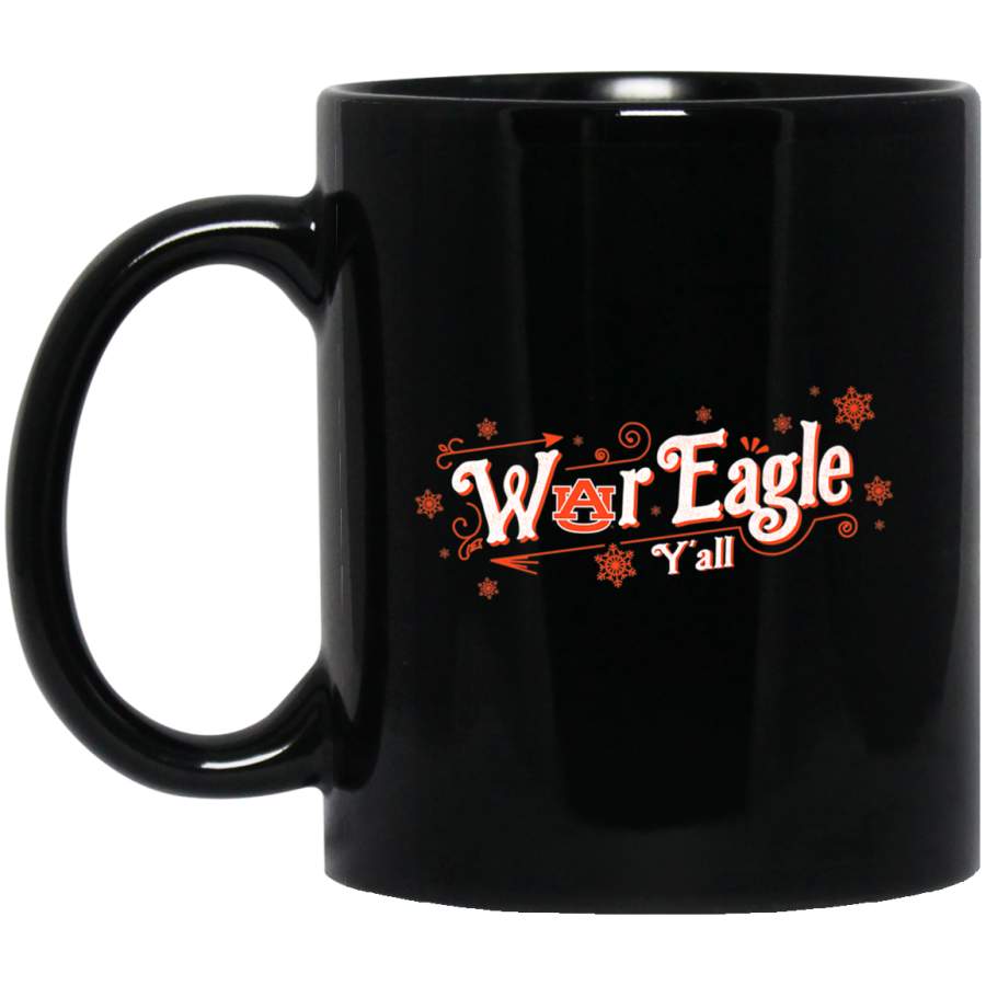 Auburn Tigers War Eagle, Y’All Mug 11 oz 15 oz Black Mug