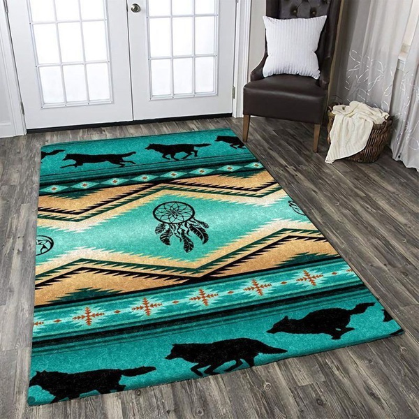 Wolf 3 Area Rug Living Room Rug Home Decor Floor Decor VH3