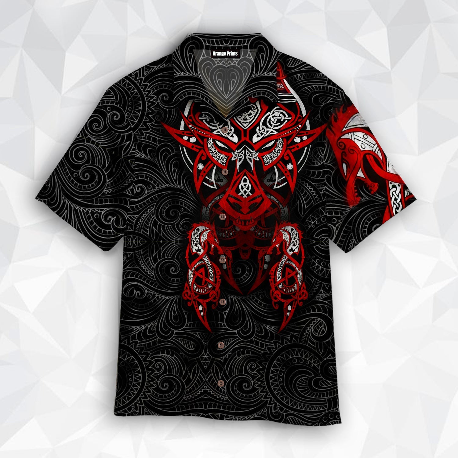 Viking Tattoo Dragon Hawaii Shirt For Men Women Adult Ha25147