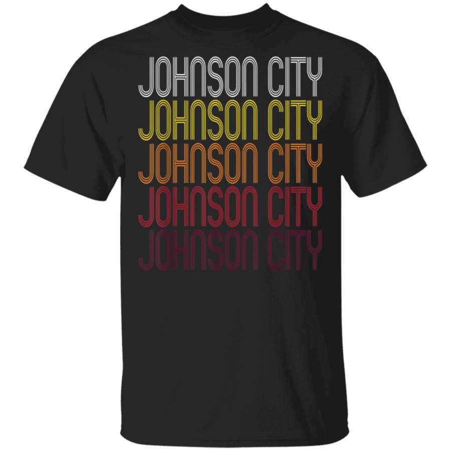 Johnson City KS  Vintage Style Kansas Tshirt