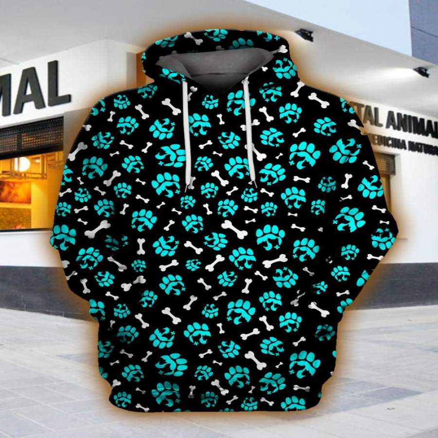 Vet Tech Multi Animal Legs Hoodie