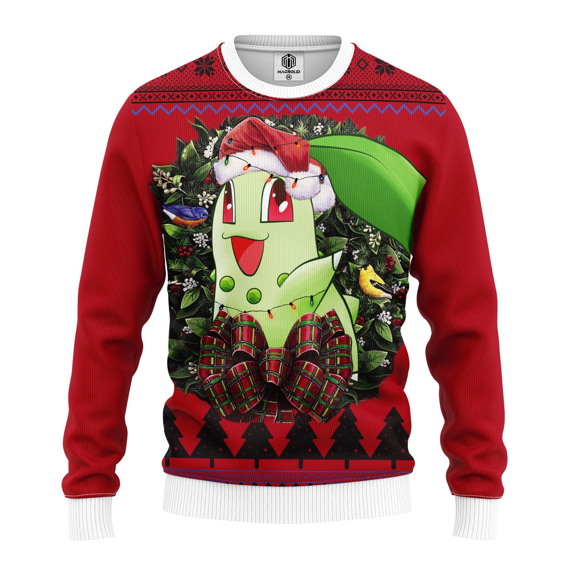 Chikorita Pokemon Noel Mc Ugly Christmas Sweater – thanksgiving gift