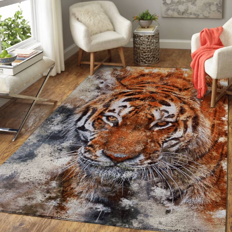 Tiger 7 – Animals Area Rug Carpet