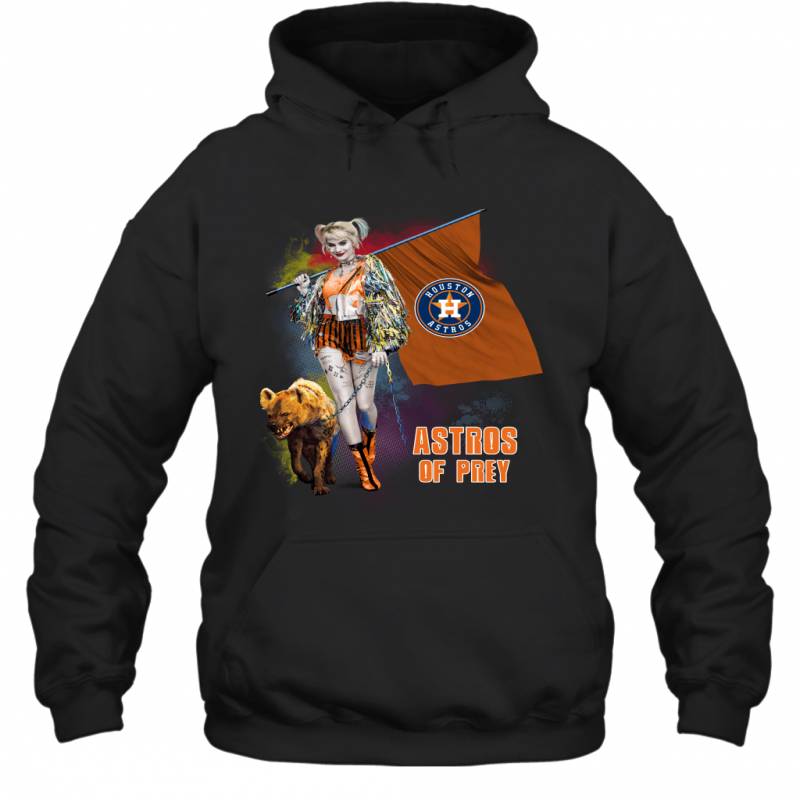 Harley Quinn flag Houston Astros Of Prey Hoodie