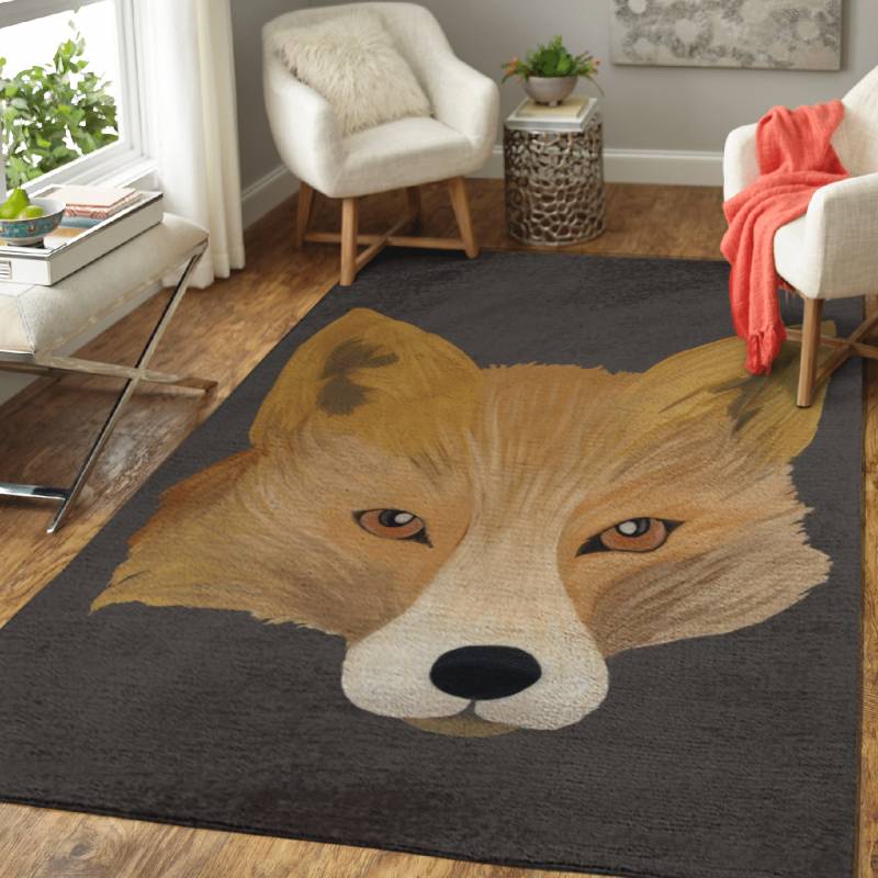 The Wise Fox – Animals Area Rug Carpet