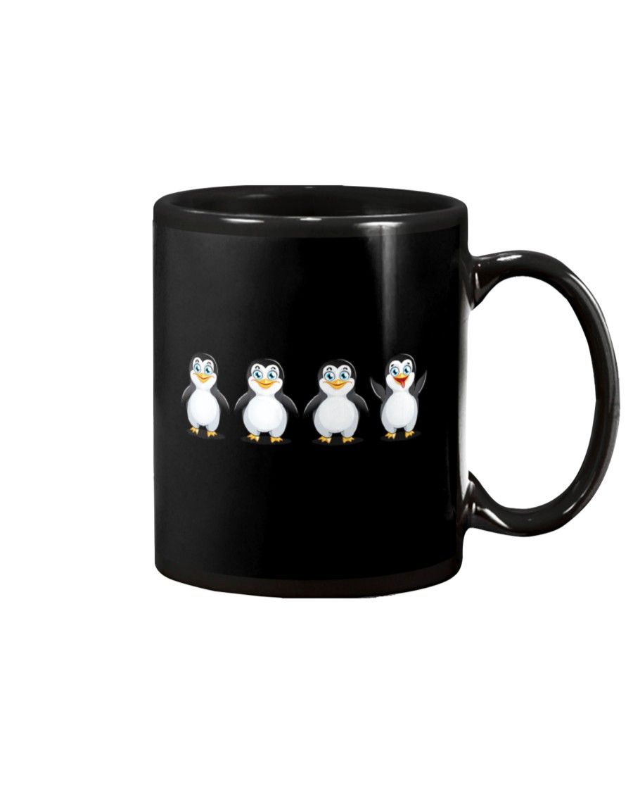 Penguin little fellows Mug Black 11Oz