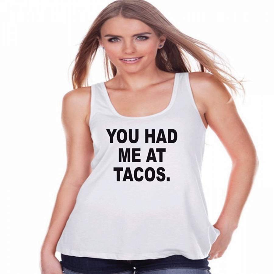 7 ate 9 Apparel Womens Tacos Tank Top