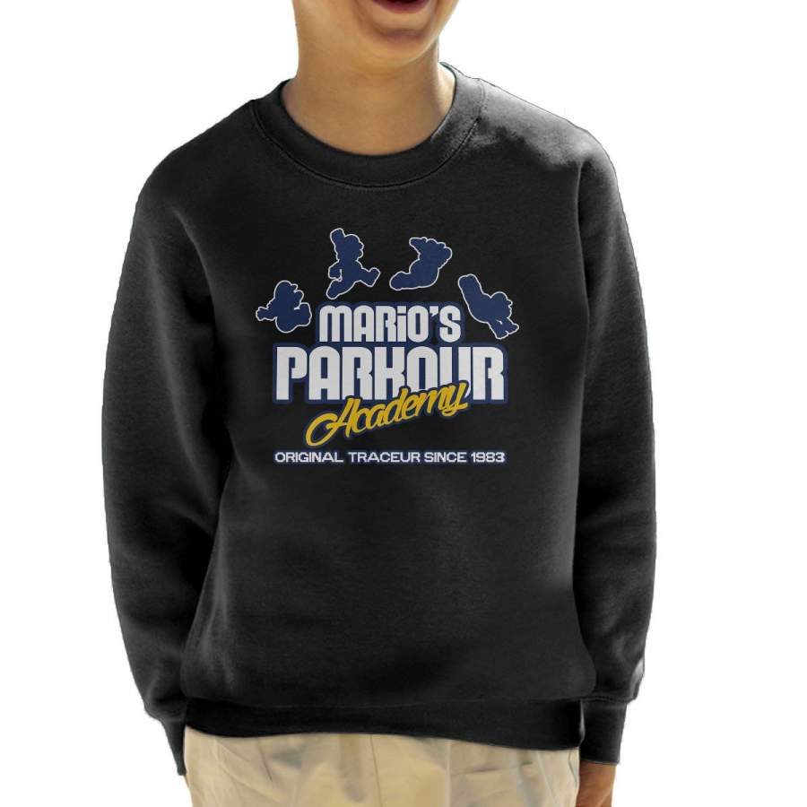 Super Mario Odyssey Parkour Academy Kid’s Sweatshirt