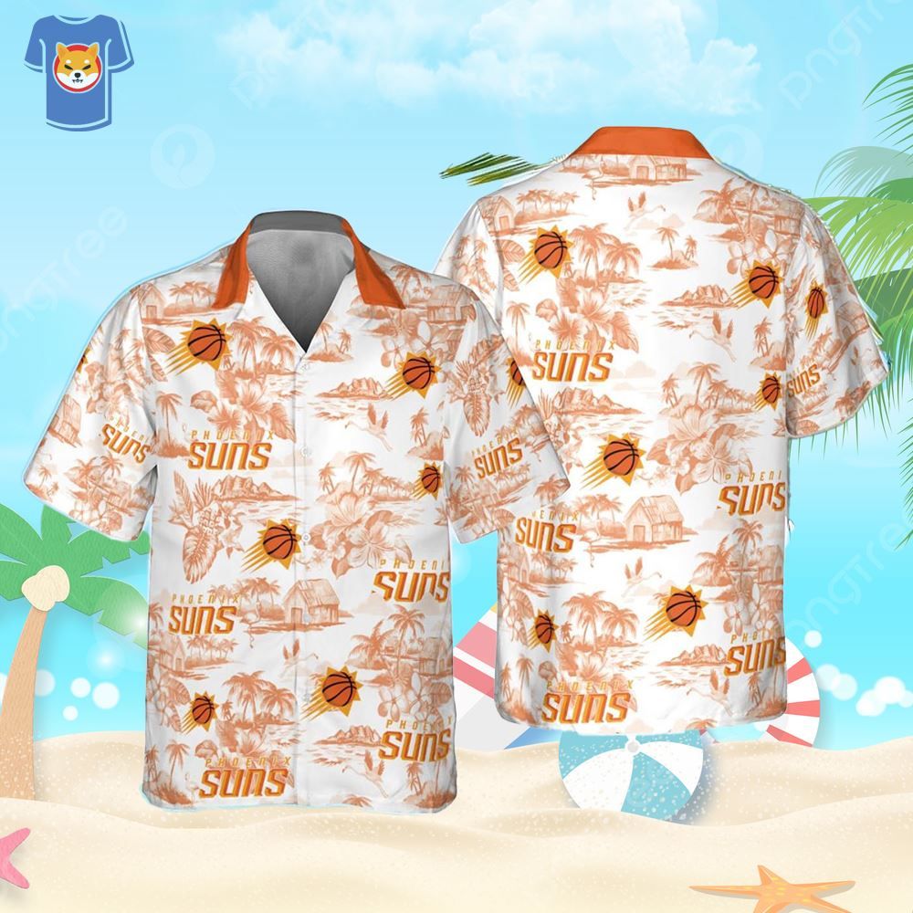 Phoenix Suns National Basketball Hawaiian Shirt Association