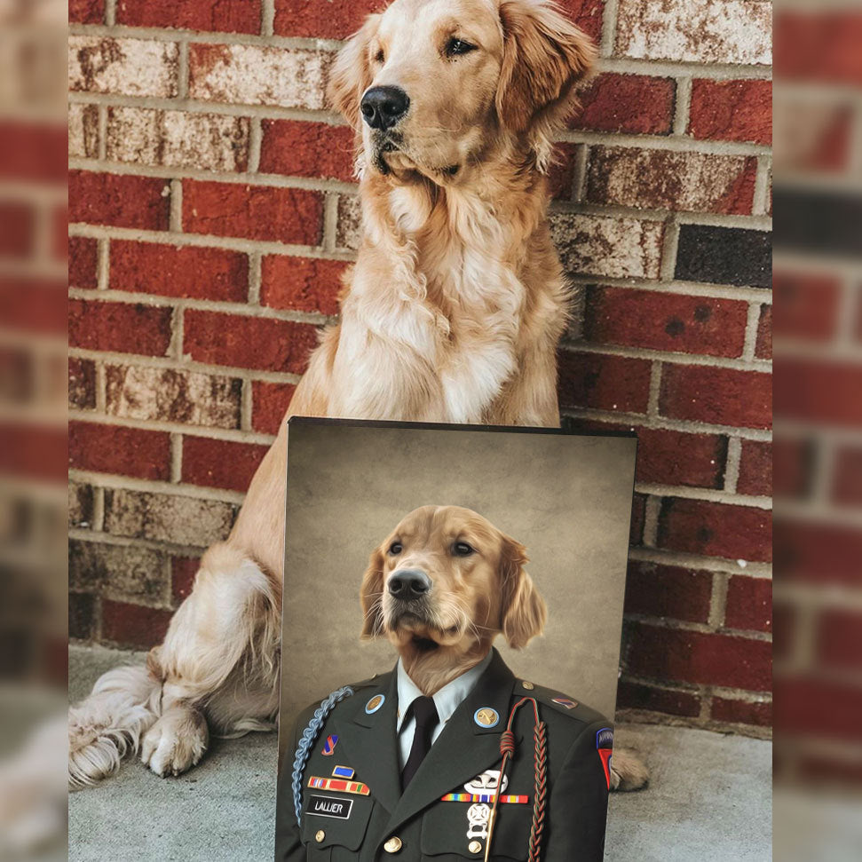 Army Infantry Uniform – Custom Pet Canvas