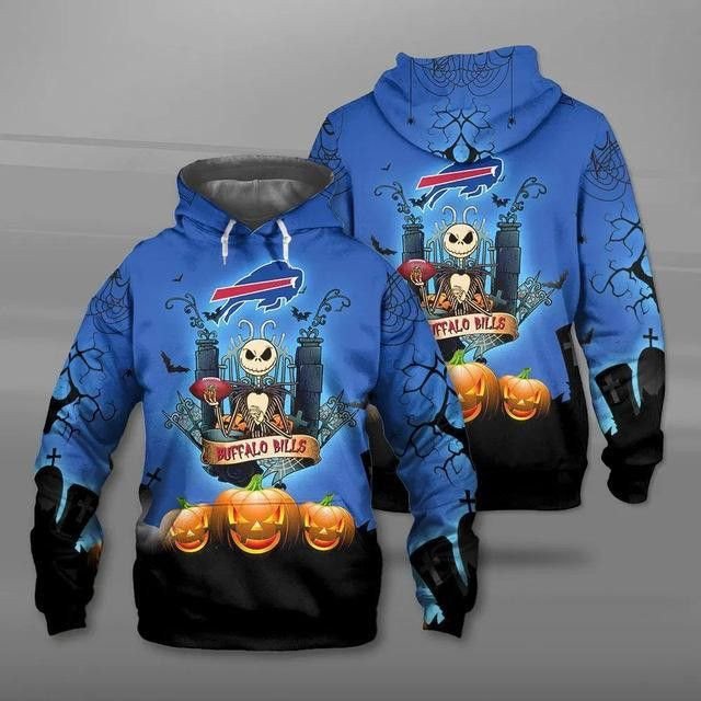 Buffalo Bills Football Halloween 71 Unisex 3D Hoodie Gift For Fans