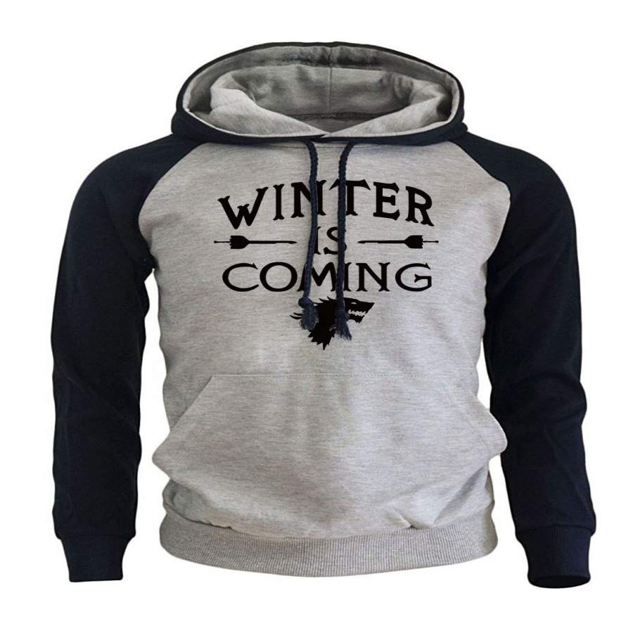 Winter Is Coming Raglan Hoodie