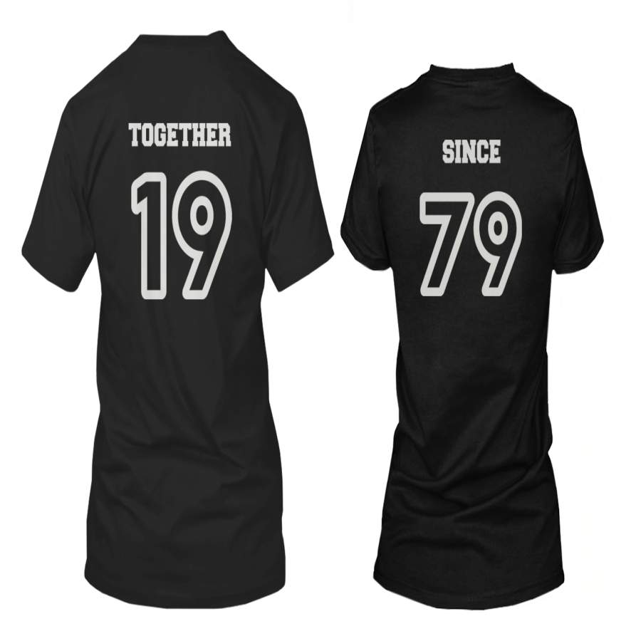 [Custom] Together Since Matching Couple Shirts (Set)