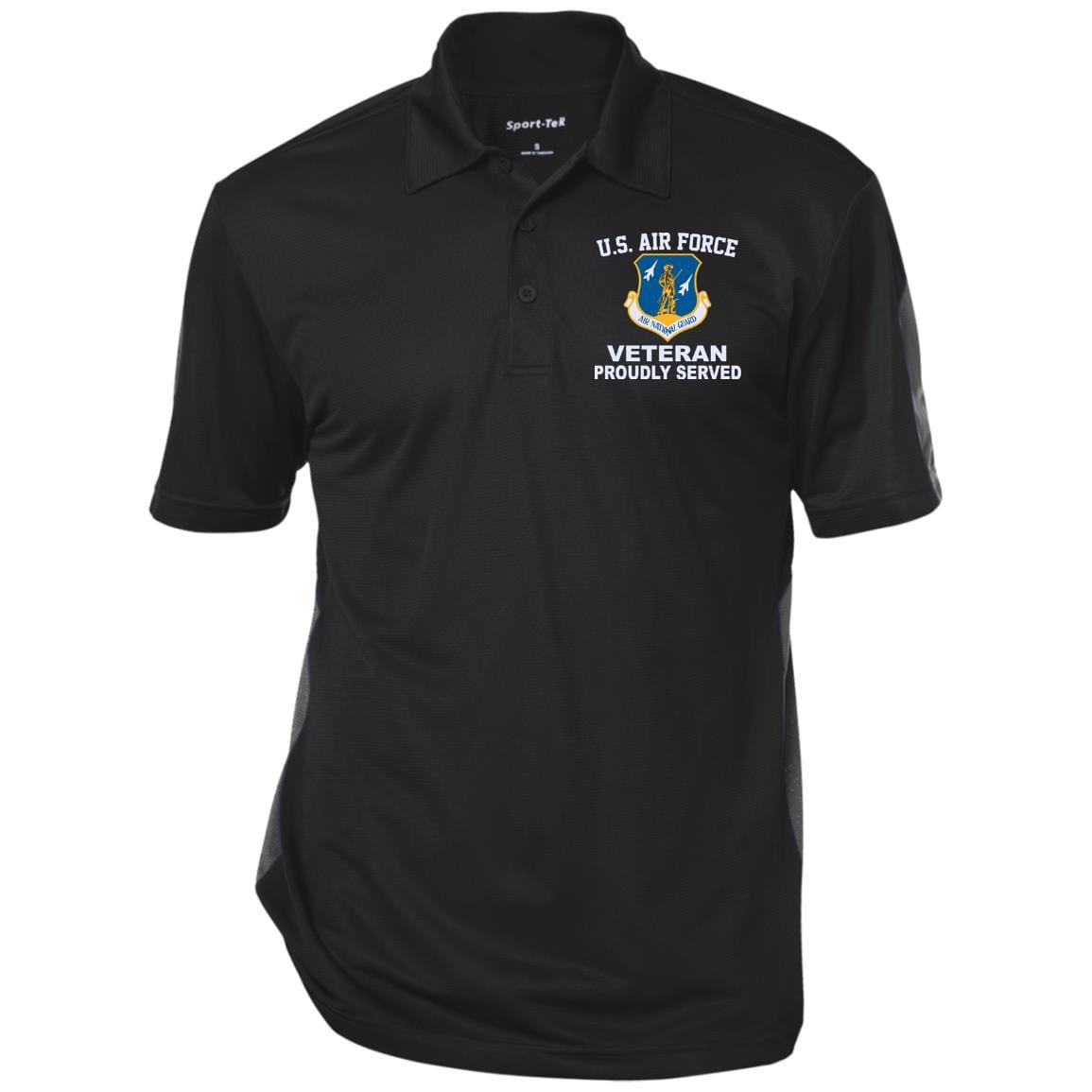 Air National Guard Veteran Printed Polo Shirt